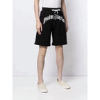 Palm Angle Shorts Palm Angels Letter Printed Casual Shorts Men's and Women's High Street Sports