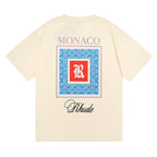Rhude T-shirt Moroccan Micro Printed Short Sleeve T-shirt