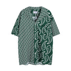Rhude T-shirt Family Totem Casual Short Sleeve Shirt, Shorts