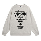 Stussy Sweatshirts Autumn/Winter Fleece Couple Sweatshirts