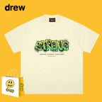 Drew T-shirts Smiley T-shirt Graffiti Printing