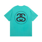 Stussy T-Shirts Casual Loose Couple T-Shirts