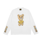 Drew House Sweatshirts Unisex Cartoon Bear Crew Neck Loose Sweater