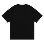 Rhude T-shirt Micro Label Castle Letter Logo Pattern Short Sleeve T-shirt Loose