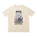 Rhude T-shirt Geometric Print Short Sleeve T-shirt