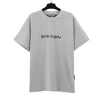 Palm Angels T-shirt Simple Letter Print Short Sleeve T-shirt