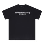 Chrome Heart T Shirts Croix Sanskrit Cross Horseshoe Old T-Shirt