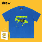 Drew T-shirts Smiley Face Short-Sleeved T-shirt Men's Short-Sleeved T-shirt