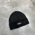Chrome Heart Beanie Frayed Knitted Hat Korean Version Simple Warm Ear Protector Wool Hat