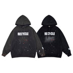 Gallery Dept Hoodie Loose Casual Distressed Hoodie