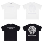 Chrome Heart T Shirts Croix Sanskrit Cross Horseshoe Old T-Shirt