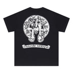 Chrome Heart T Shirts Croix Sanskrit Cross Horseshoe Old T-Shirt