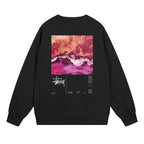 Stussy Sweatshirts Autumn/Winter Fleece Couple Sweatshirts