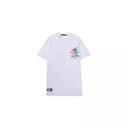 Chrome Heart T Shirts Croix Cross Color Leather Printed Short Sleeve T-Shirt