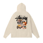 Stussy Hoodie Fall/Winter Fleece Hooded Sweater