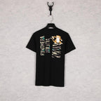 Bathing Ape T-Shirt Summer Zipper Printed Short Sleeve