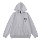 Stussy Hoodie Zip-Up Cardigan Classic Hooded Sweater