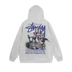Stussy Hoodie Zip Cardigan Hooded Sweater