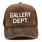 GALLERY DEPT Hat Washed Baseball Cap Printed Cap Outdoor Sun Cap GALLERY DEPT
