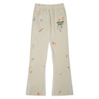 Gallery Dept Sweatpants Hand Painted Ink Splashing Graffiti Splicing Contrast Trousers