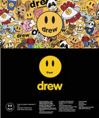 Drew T-shirts Smiley Red Hat Printed T-shirt