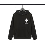 Chrome Heart Hoodie Chrome Heart Sanskrit embroidered hooded sweater