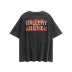 Gallery Dept T Shirts Gallery Dept Printed round Neck Retro Short Sleeve T-shirt Loose Short Sleeve