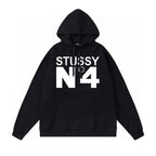Stussy Hoodie Fall/Winter Fleece Hooded Sweater