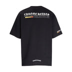 Chrome Heart T Shirts Croix letter print Sanskrit loose casual short sleeves