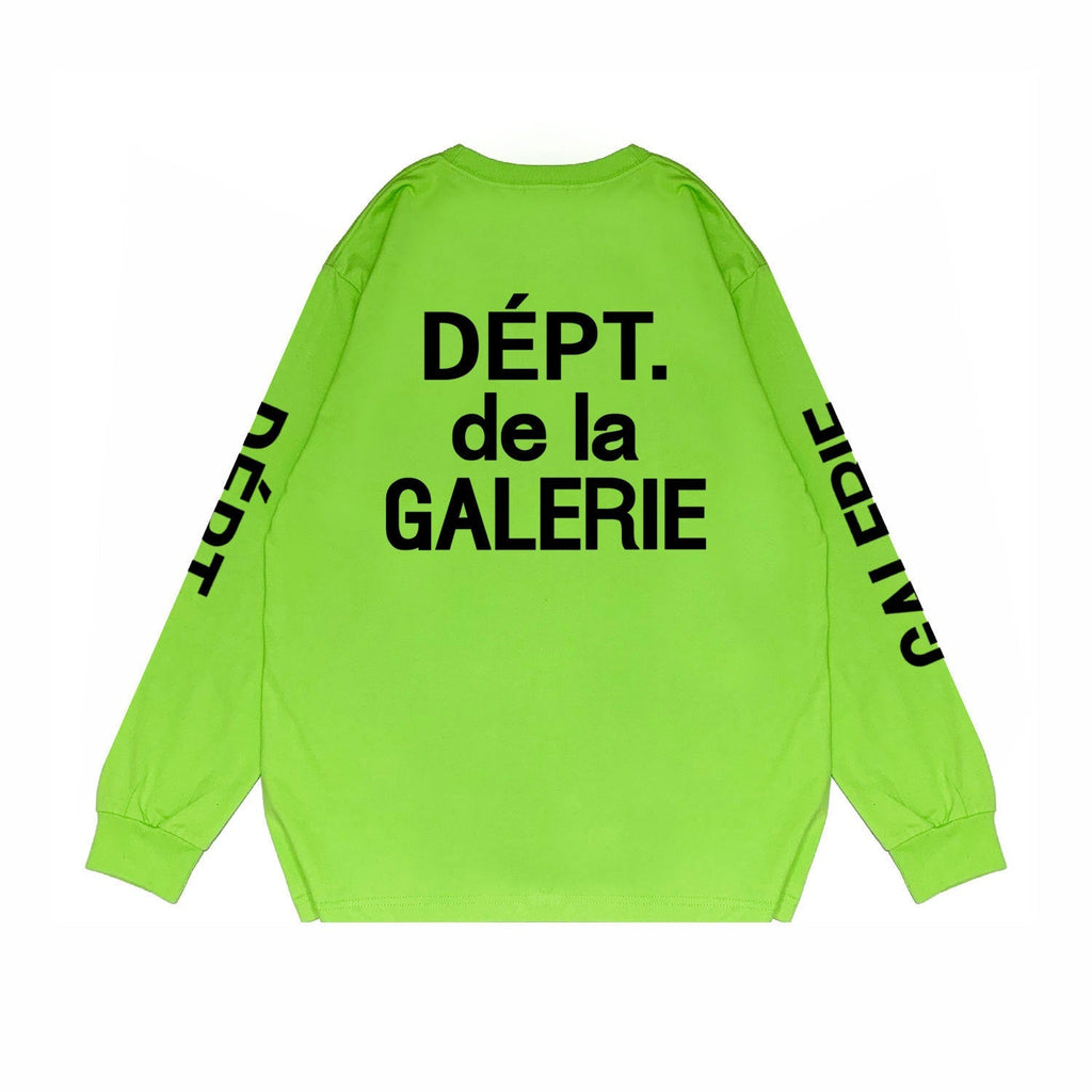 Gallery Dept Long Sleeved Shirt Fashion Brand Long Sleeve Long-Sleeved T-shirt Blouse