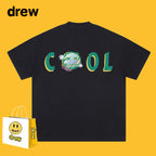 Drew T-shirts Short Sleeve T-shirt Letter Loose