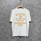 Rhude T-shirts Printed Trendy Pure Cotton