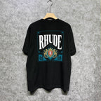 Rhude T-shirts Printed Trendy Pure Cotton