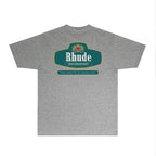 Rhude T-shirts Printed Trendy Pure Cotton