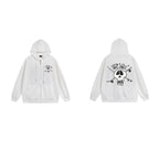 Stussy Hoodie Zip-Up Cardigan Fleece Hooded Sweater