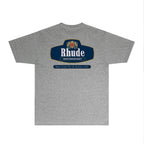 Rhude T-shirts Printed Trendy Pure Cotton