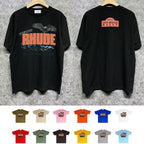 Rhude T-shirts Printed Trendy Pure Cotton