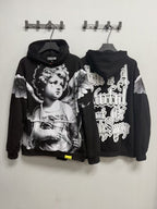 THAT'S A AWFUL LOT OF COUGH SYRUP Angel Tears Graphic Hoodie ¡ª context