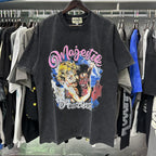 MAJESTIK We Are Friend Rhinestone Graphic T-Shirt ¡ª context