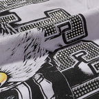 MAJESTIK Eagle Football Rhinestone Graphic T-Shirt ¡ª detail