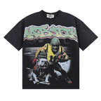 MAJESTIK Bulldog Football Rhinestone Cropped T-Shirt ¡ª hero