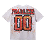 MAJESTIK Fearless 00 Football Bear Graphic T-Shirt ¡ª back