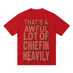 THAT'S A AWFUL LOT OF COUGH SYRUP Cartoon Car Short-Sleeve T-Shirt ¡ª back