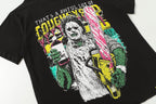 THAT'S A AWFUL LOT OF COUGH SYRUP Distressed Graphic T-Shirt ¡ª detail