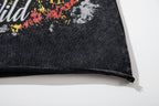 MAJESTIK Rhinestone Distressed Graphic T-Shirt ¡ª detail