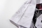 MAJESTIK Rhinestone Graphic Short-Sleeve T-Shirt ¡ª detail