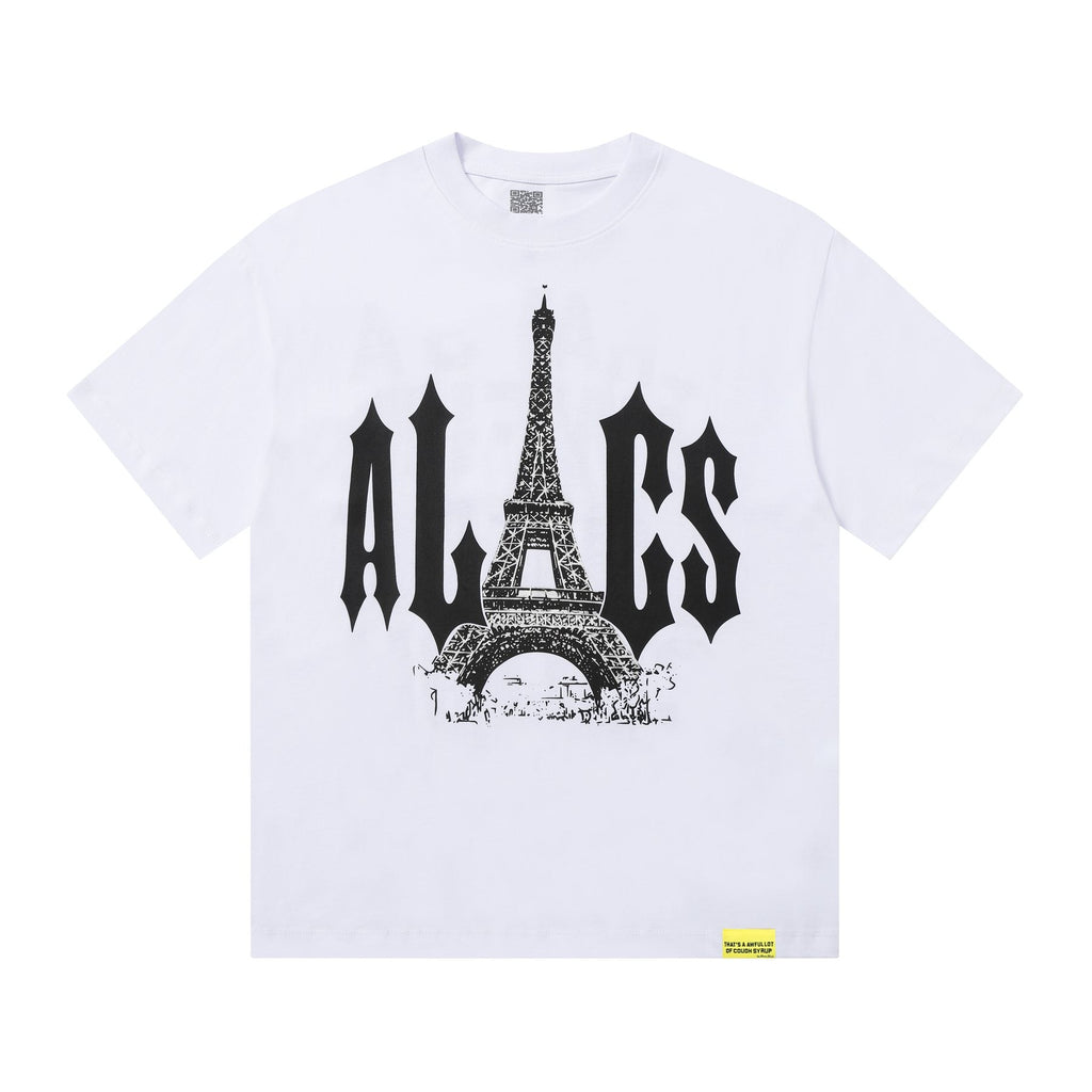 THAT'S A AWFUL LOT OF COUGH SYRUP Eiffel Tower Graphic T-Shirt ¡ª front