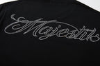 MAJESTIK Script Back Graphic T-Shirt ¡ª detail