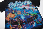 MAJESTIK Car Carnival Graphic T-Shirt ¡ª detail