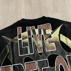MAJESTIK Live Free Horse Graphic Short-Sleeve T-Shirt ¡ª detail